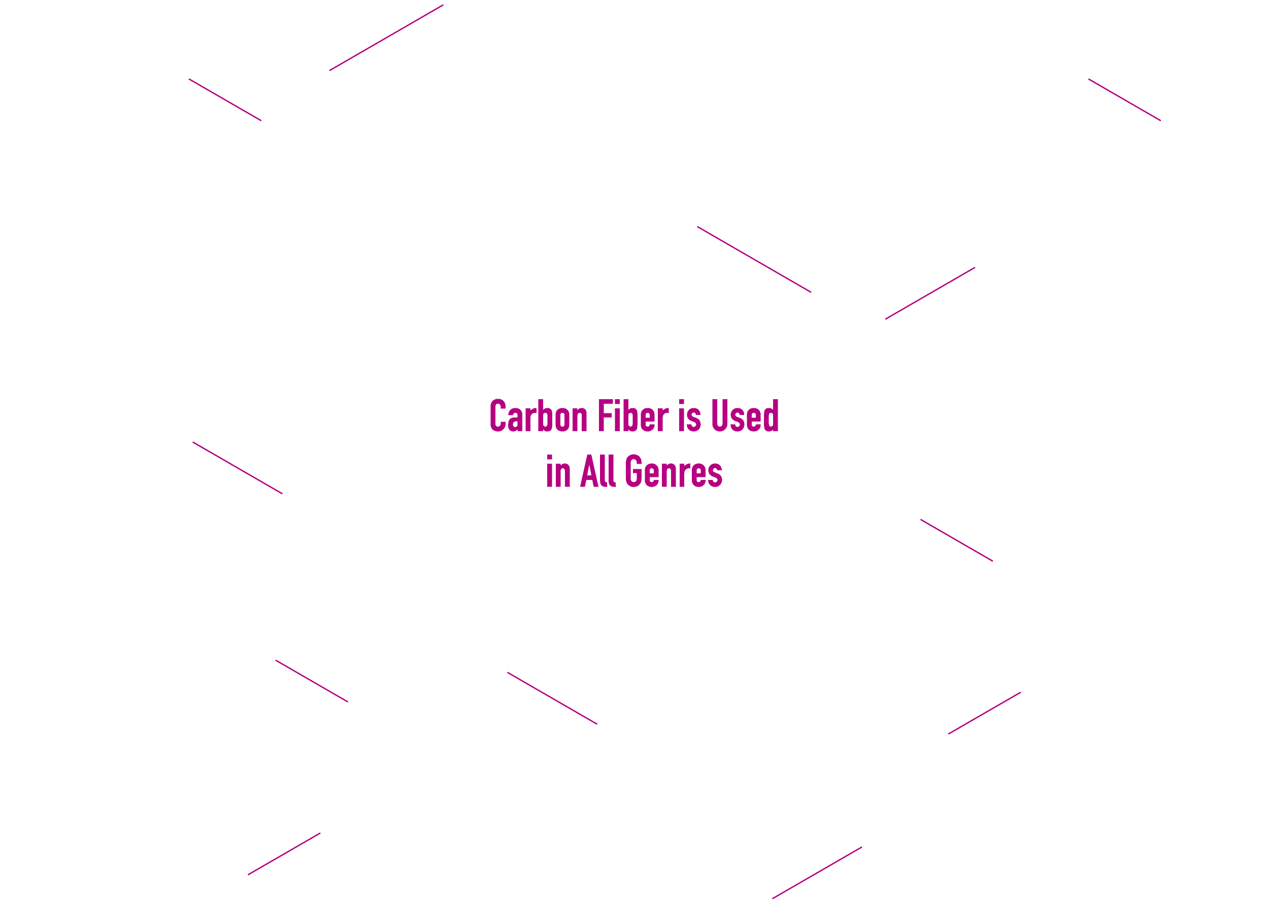 炭素繊維が活躍するジャンル イメージ